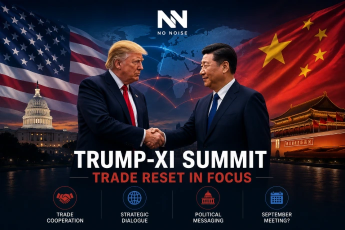 The Beijing summit between Trump and Xi reflected changing trade dynamics and rising geopolitical recalibration. Donald Trump and Xi Jinping during a geopolitical summit discussing trade tensions and global diplomacy.