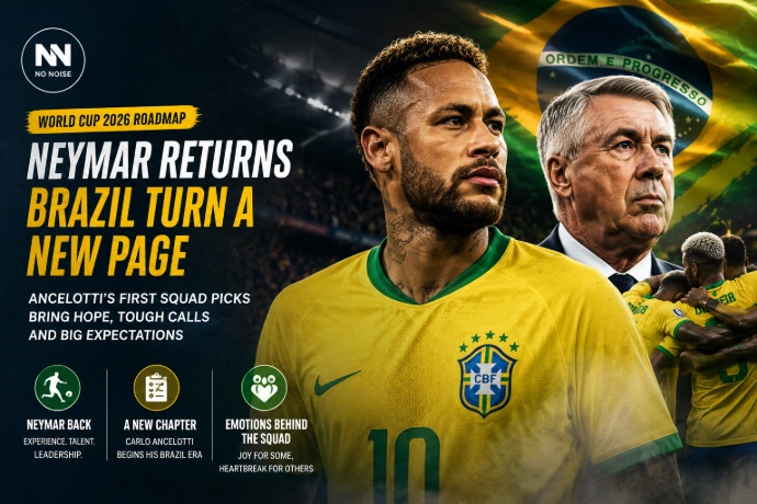 Neymar’s return under Carlo Ancelotti marks a new chapter for Brazilian football and World Cup ambitions. Neymar and Carlo Ancelotti leading Brazil’s new football era ahead of major international tournaments.