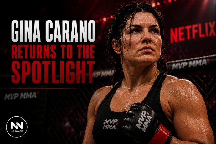 Gina Carano’s comeback reignited mainstream attention around women’s MMA and fight entertainment. Gina Carano during her return to combat sports headlines through Netflix and MMA media coverage.