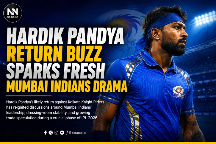 Hardik Pandya’s return reignited conversations around Mumbai Indians’ strategy, leadership pressure, and IPL expectations. Hardik Pandya during a high-pressure Mumbai Indians phase amid IPL comeback discussions and leadership scrutiny.